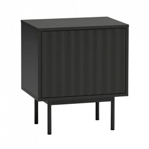 Noptiera neagra din metal Sierra Teulat