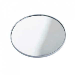 Oglinda cosmetica rotunda argintie din metal 12 cm Dana Wenko