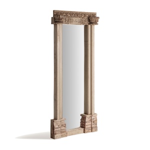 Oglinda dreptunghiulara maro din lemn 85x203 cm Shike Vical Home