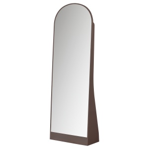 Oglinda pentru podea ovala maro 80x175 cm Solari Woood