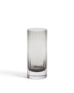 Pahar gri din sticla 300 ml Clarien Kave Home