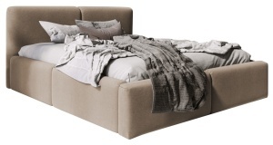 Pat bej din textil 180x200 cm Rosalie FURPOL