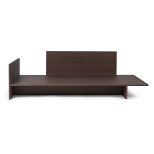Pat de zi maro inchis din lemn 207 cm Kona Ferm Living