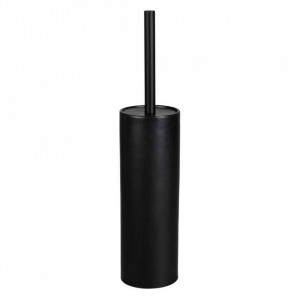 Perie toaleta din ceramica neagra Casoli Wenko