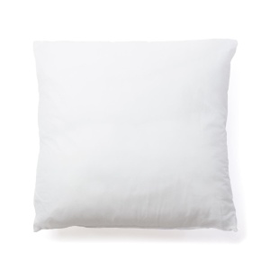 Perna alba din fibre sintetice 45x45 cm Fluff Kave Home