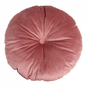 Perna decorativa roz din catifea 45 cm Luso House Nordic
