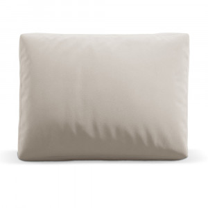 Perna dreptunghiulara ecru din catifea 40x60 cm Camden Cosmopolitan Design