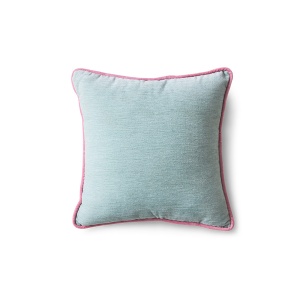 Perna patrata verde menta din fibre sintetice 45x45 cm Lea HKliving