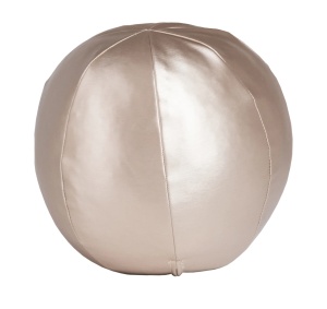 Perna rotunda crem din fibre sintetice 30 cm Rodeo Woood