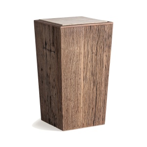 Piedestal maro din lemn 71 cm Merkem Vical Home