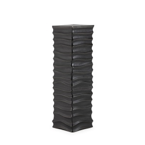 Piedestal negru/maro din metal 95 cm Myriam Thai Natura