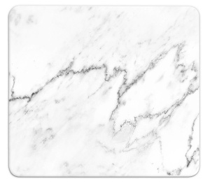 Placa protectie plita alba din sticla 50x56 cm Marble Wenko