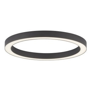 Plafoniera gri antracit din metal Pure Lines Round 50 Zuma Line