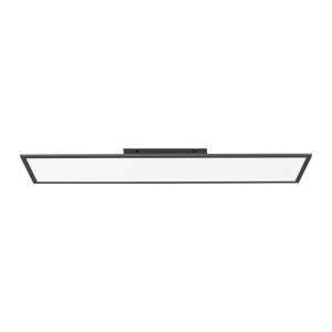 Plafoniera neagra din metal Flat Zuma Line