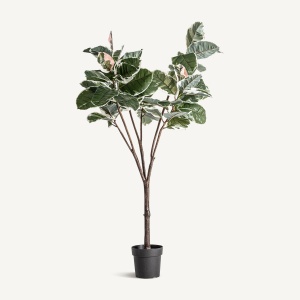 Planta artificiala cu ghiveci multicolora din fibre sintetice 178 cm Roble Vical Home