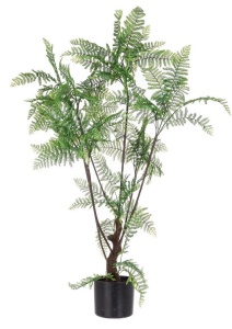 Planta artificiala cu ghiveci verde din fibre sintetice 108 cm Fern Bizzotto
