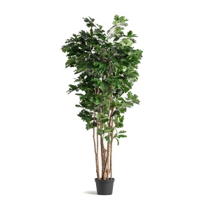 Planta artificiala cu ghiveci verde din fibre sintetice 210 cm Roble Vical Home