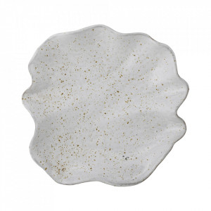 Platou alb din ceramica 16x16 cm Shea Bloomingville