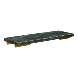 Platou din marmura neagra 13x38 cm Diu House Nordic
