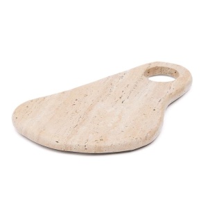 Platou pentru servire bej din piatra 17x26 cm Zera Kave Home
