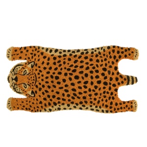 Pres intrare multicolor din fibre naturale 39x75 cm Cheetah Esschert Design