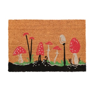 Pres intrare multicolor din fibre naturale 40x60 cm Mushrooms Esschert Design