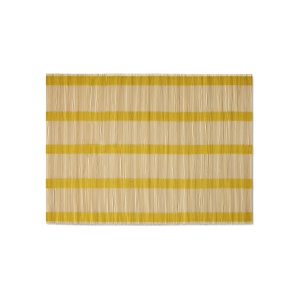 Protectie masa galben lamaie din bambus 33x45 cm Uja HKliving