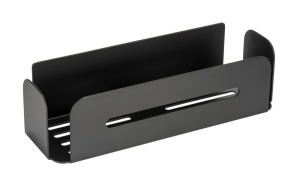 Raft pentru baie negru din metal Bivio Wenko