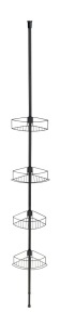 Raft pentru baie negru din metal Dolcedo Wenko