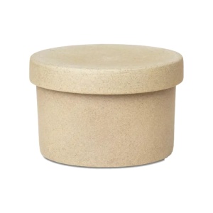 Recipient cu capac din ceramica 7x9 cm Bon Ferm Living