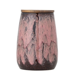 Recipient cu capac roz din ceramica 1.33 L Rayen Creative Collection