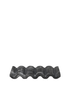 Savoniera gri carbune din fibre naturale 9x14 cm Mist Ferm Living