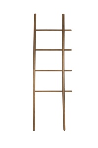 Scara decorativa maro din lemn 157 cm Jhon Walnut Quiet Object