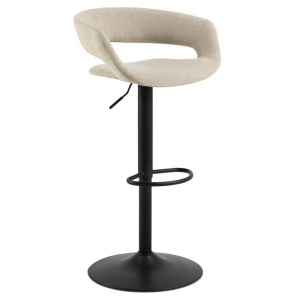 Scaun bar bej nisipiu din textil Grace Apia Actona Company