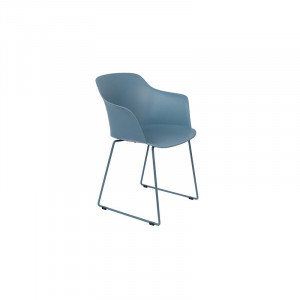 Scaun dining albastru din metal Tango Quiet Object
