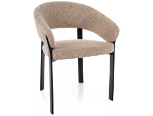 Scaun dining bej din textil Nagoja All The Home Collection