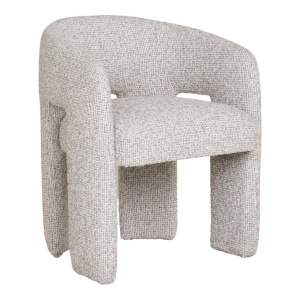 Scaun dining crem din textil Monroe House Nordic