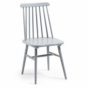 Scaun dining gri deschis din lemn Tressia Kave Home