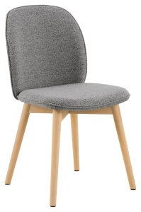 Scaun dining gri din textil Cindy Actona Company