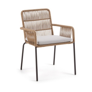 Scaun dining maro din metal Shann Kave Home