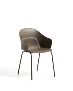 Scaun dining maro din plastic Sanile Kave Home