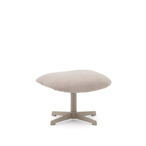 Scaunel bej/gri din textil Jaspe Kave Home