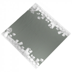 Set 16 servetele gri din hartie 33x33 cm Full Bloom Festoon Tassen