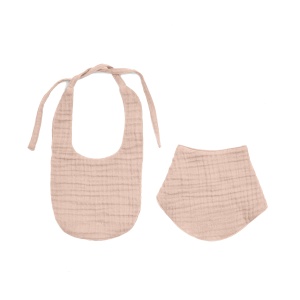 Set 2 bavete roz din bumbac Prune Kave Home
