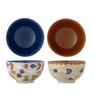 Set 2 boluri multicolore din ceramica 500 ml Anniversary Bloomingville