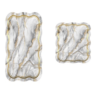 Set 2 covorase de baie gri din fibre sintetice 21018915Gr The Home Collection