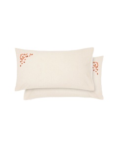 Set 2 fete de perna ecru din bumbac 50x70 cm Virelda Kave Home