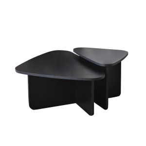 Set 2 mese de cafea negre Ballare The Home Collection
