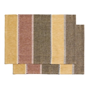Set 2 protectii de masa multicolore din bumbac 35x50 cm Irasa Kave Home