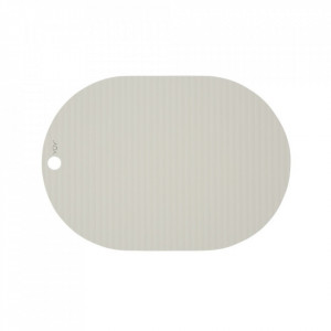 Set 2 protectii masa ovale alb antic din silicon 33x46 cm Ribbo Oyoy